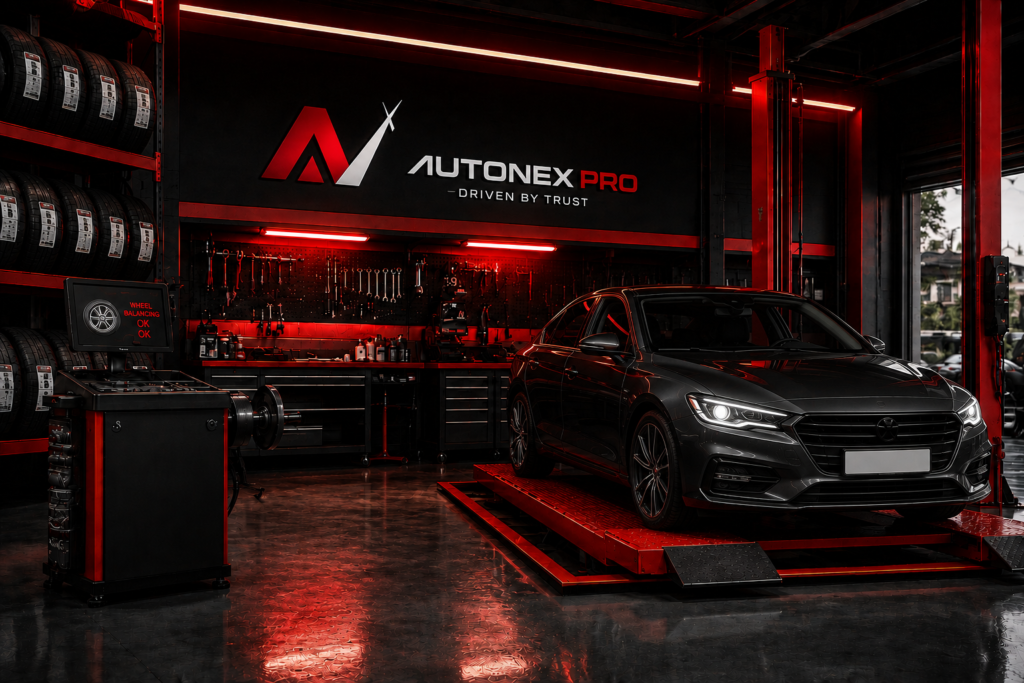 Car Tyre Shop in Kollam offering quality car tyres and tyre services
